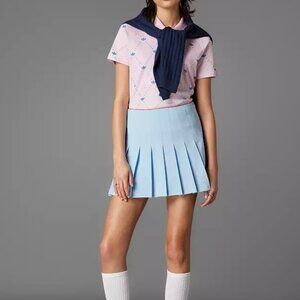 Adidas Originals Womens 14" Pleated Golf Skort Clear Sky Size 2